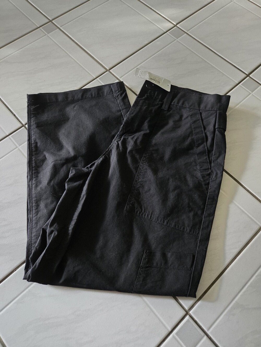 NWT Agolde Daria Utility Cargo Pants Black 25
